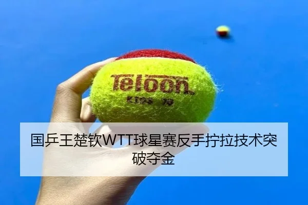 国乒王楚钦WTT球星赛反手拧拉技术突破夺金